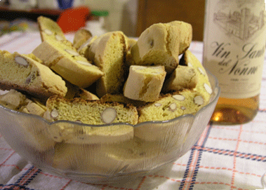 cantucci di prato and vin santo