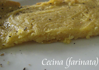cecina - this is too high, I need to make two batches next time